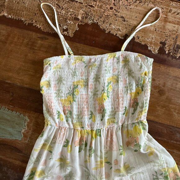 Arden B. Tropical Print Lightweight Wide Leg Jumpsuit Size S - Picture 2 of 11